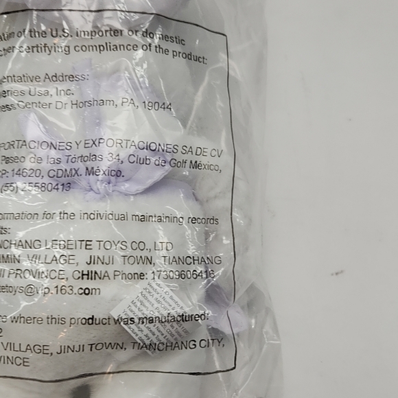 Original Bimbo Bakery White Teddy Bear Chef Plush Stuffed Toy 10" NEW - Picture 7 of 10